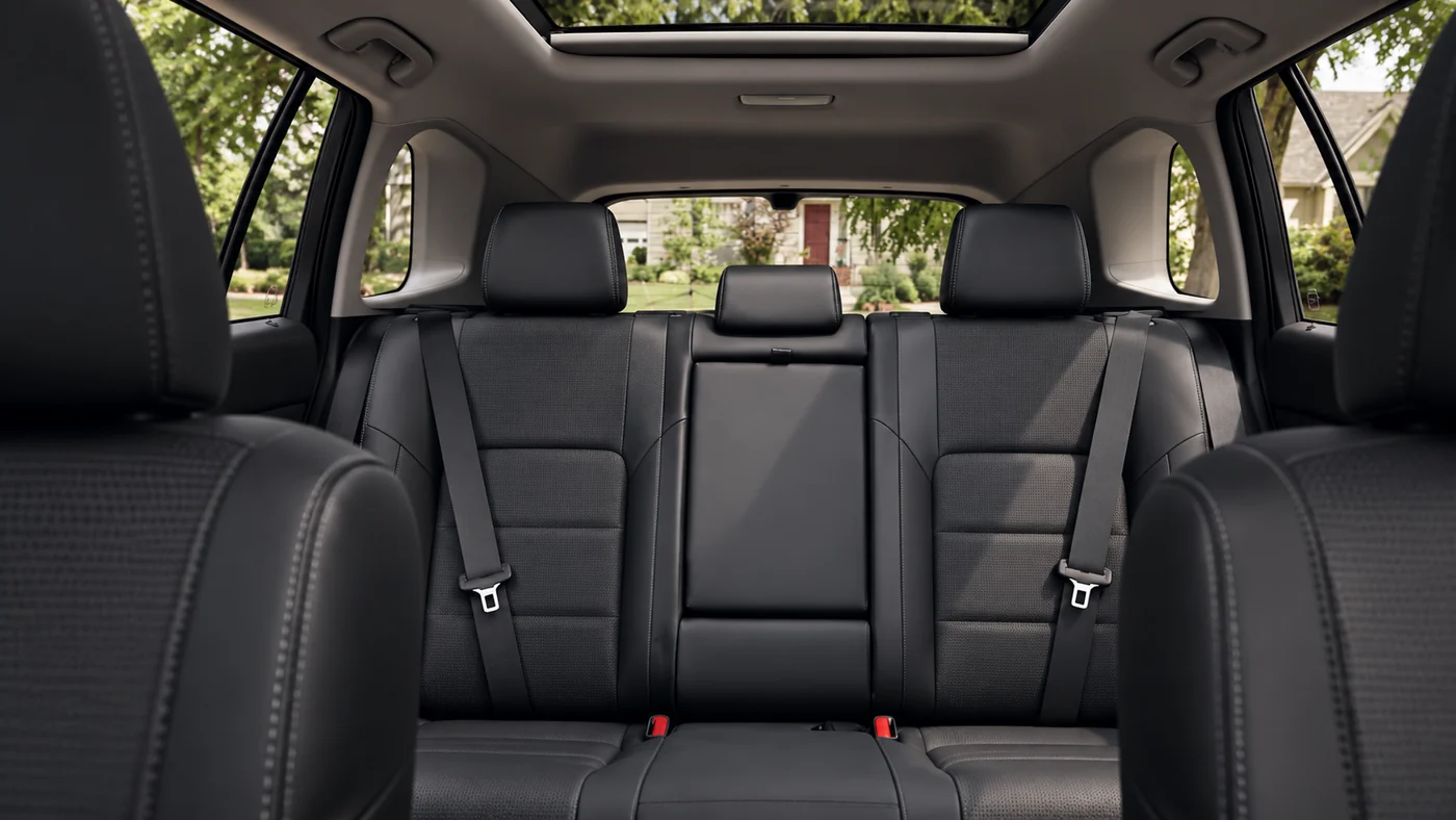 AI-generated reference-guided illustration of a 2026 RAV4-style rear bench