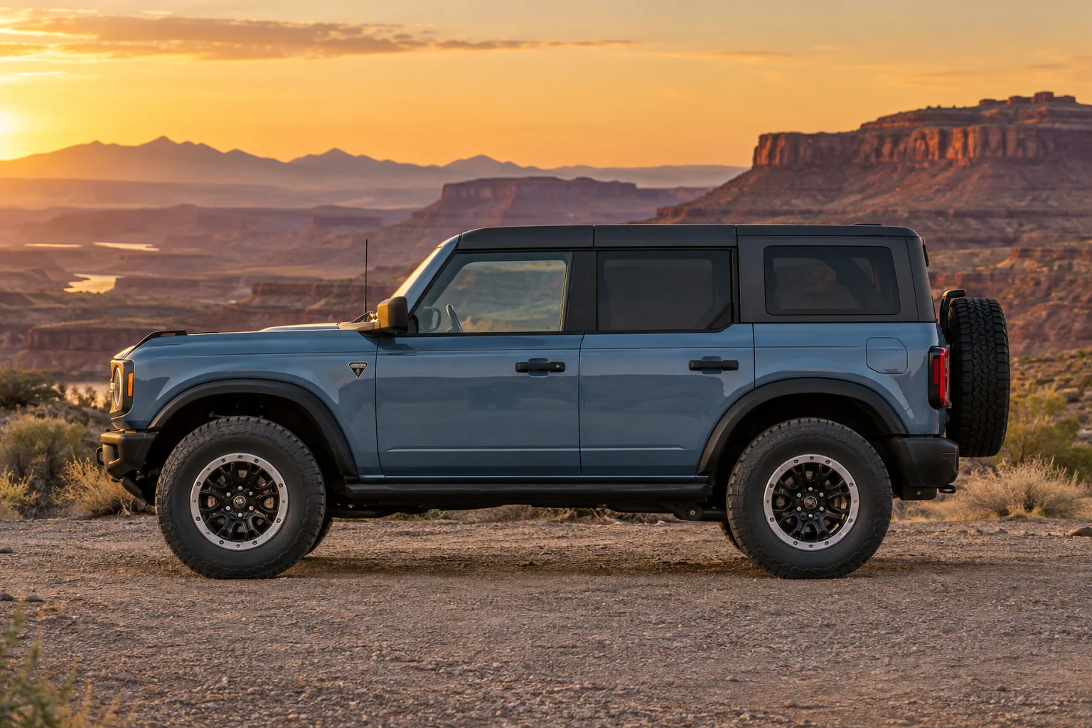 Editorial view of a 2026 Ford Bronco