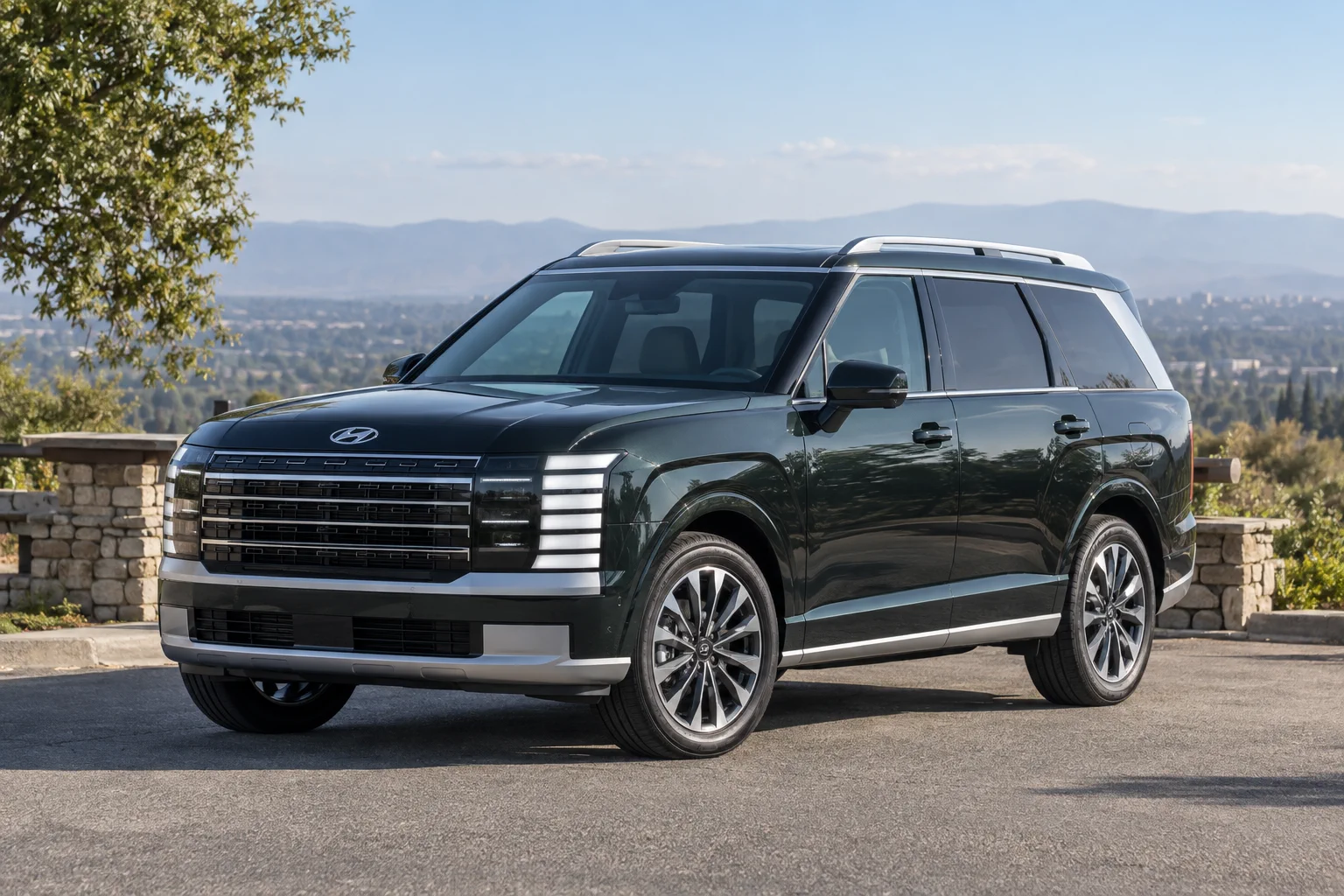 Editorial view of a 2026 Hyundai Palisade
