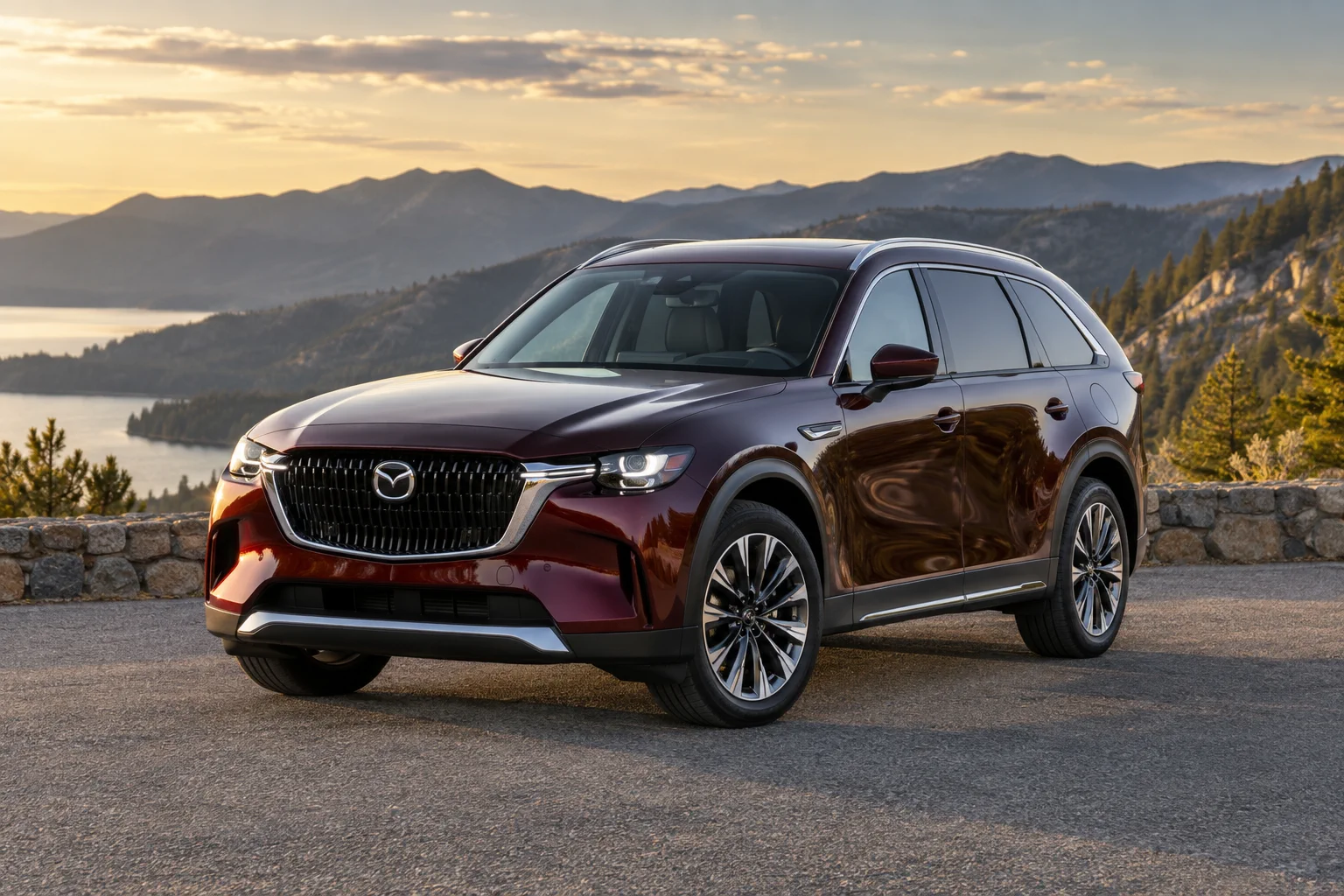 Editorial view of a 2026 Mazda CX-90